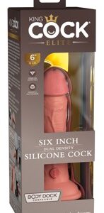 King Cock Elite  Kce 6 Dual Density Cock Light