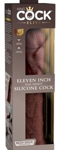 King Cock Elite  Kce 11 Dual Density Cock Brown