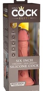 King Cock Elite  Kce 6 Dd Vibrating Cock Light