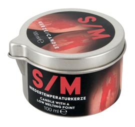 Hauptkategorie>fetisch>sonstiges  S/m Candle IN a Tin Red 100 G