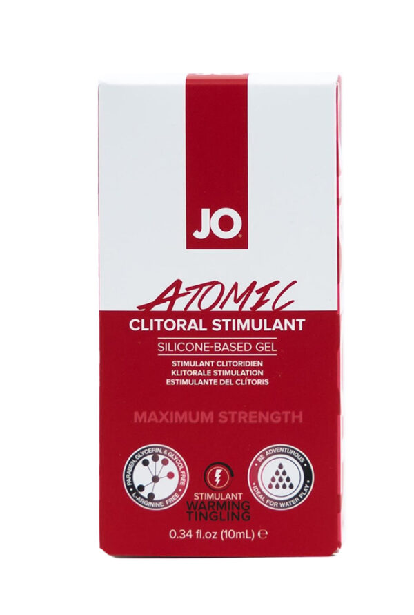 Jo Atomic Clitoral Gel – Warming – Stimulant 0.34 Floz / 10 Ml