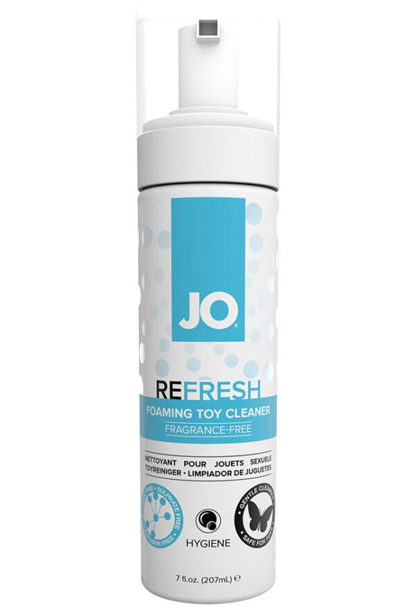 Jo Refresh Foaming Toy Cleaner – Fragrance Free – Hygiene 7 Floz / 207 Ml