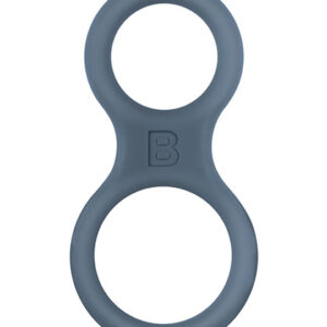 Boners Silicone Cock Ring and Ball Stretcher – Grey