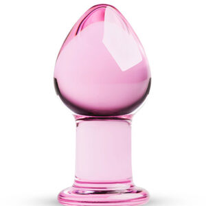 Pink Glass Buttplug