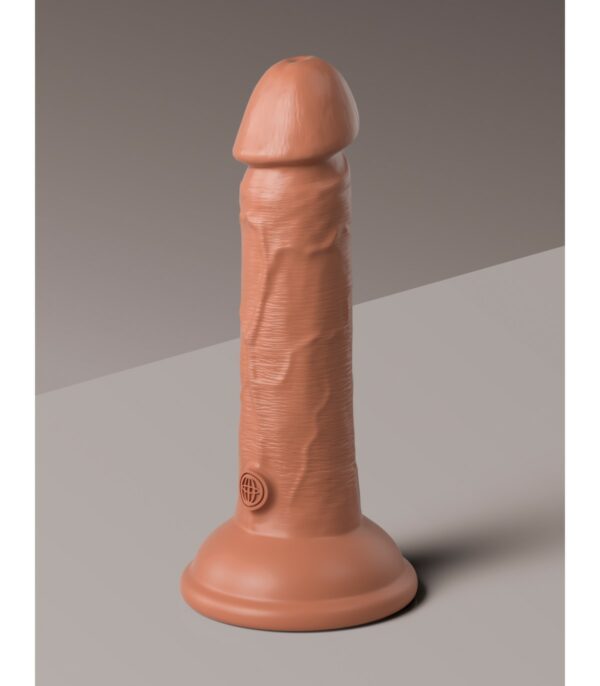 6" Dildo de Silicona de Doble Densidad – Color Piel (Tan)