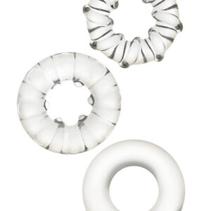 Zahara Trio Rings Clear