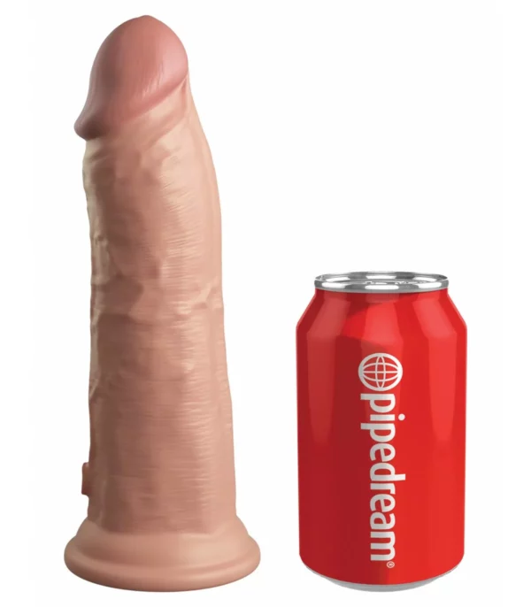 8" DUAL DENSITY SILICONE COCK LIGHT - Imagen 3