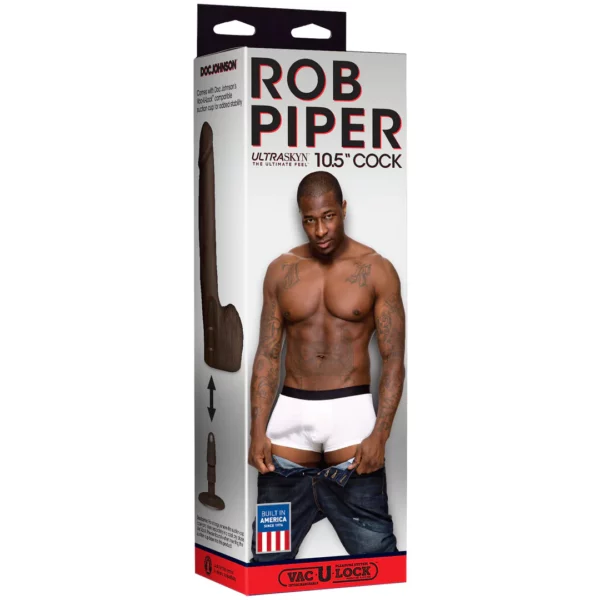 Dildo Realista Rob Piper 26 cm – Réplica Oficial en ULTRASKYN con Ventosa Vac-U-Lock - Imagen 4