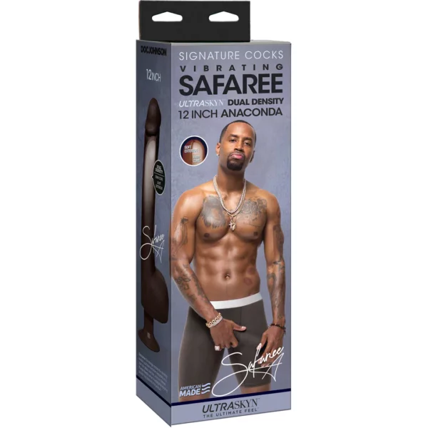 Anaconda - dildo Vibrador Realista 30 cm ULTRASKYN (Safaree Samuels) - Imagen 5