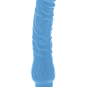 S431b Dildos Vibrador Latex Azul Cielo