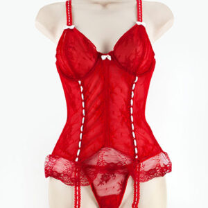 Corset & G W/ribbon    Red