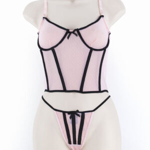 Corset & G. Dot Mesh   Pink