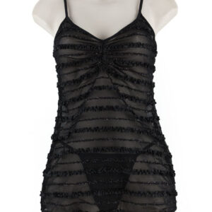 Tube Dress & G- Ruffle Black