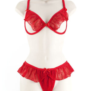 Underwire Bra & G-lace Red