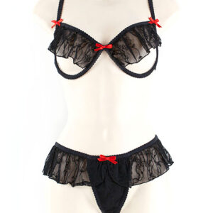 Underwire Bra & G-lace Black