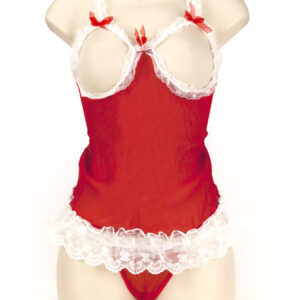 Baby Doll Cupless Rojo  M