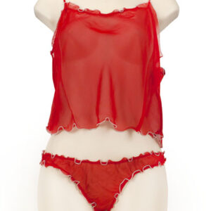 Cami/thong  Trim Rojo Xl