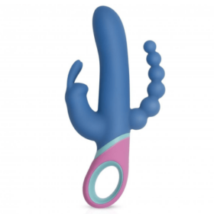Vibrador Rotador Vice Triple Estimulación Recargable