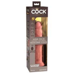 King Cock Elite  Kce 9 Dd Vibrating Cock Rc Lig