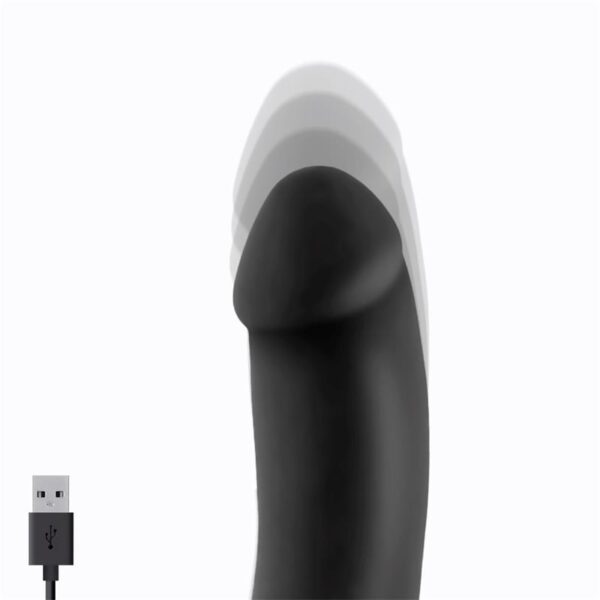 Angus Vibrador Con Función DE Movimiento Thrusting 2 Motores Silicona Usb - Imagen 5