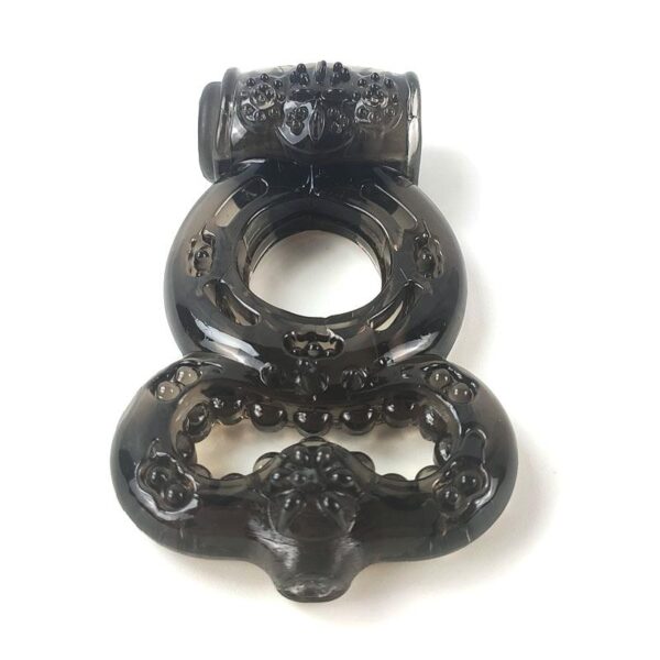 Anillo Para El Pene Con Vibración Negro - Imagen 2