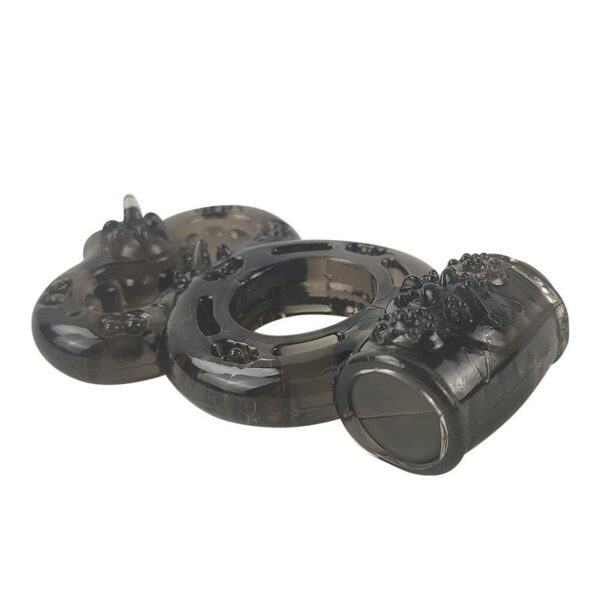 Anillo Para El Pene Con Vibración Negro - Imagen 3