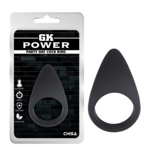 Anillo Para El Pene Party Hat Silicona Negro
