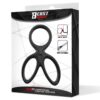 Anillo Triple Pene Y Testículos Silicona Líquida Flexible - Imagen 11