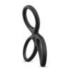 Anillo Triple Pene Y Testículos Silicona Líquida Flexible - Imagen 3