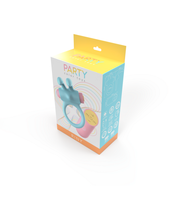 Anillo Vibrador Riny C/ Mando Silicona Azul Usb - Imagen 10