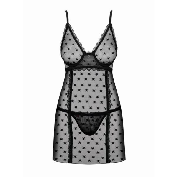 Astralya Babydoll Semi Transparente S/M - Imagen 3