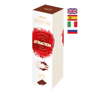 Attraction Lubricante Lubigel Con Efecto Vibrador Chocolate 30 Ml