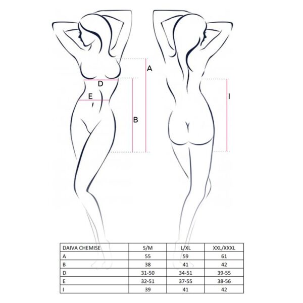 Daiva Chemise Blanco L/XL - Imagen 2