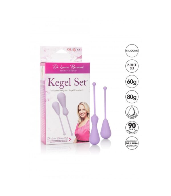 Bolas Chinas Kegel Set X 2 Silicona Lila - Imagen 3