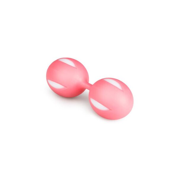 Bolas Kegel Wiggle Duo Rosa Y Blanco - Imagen 2