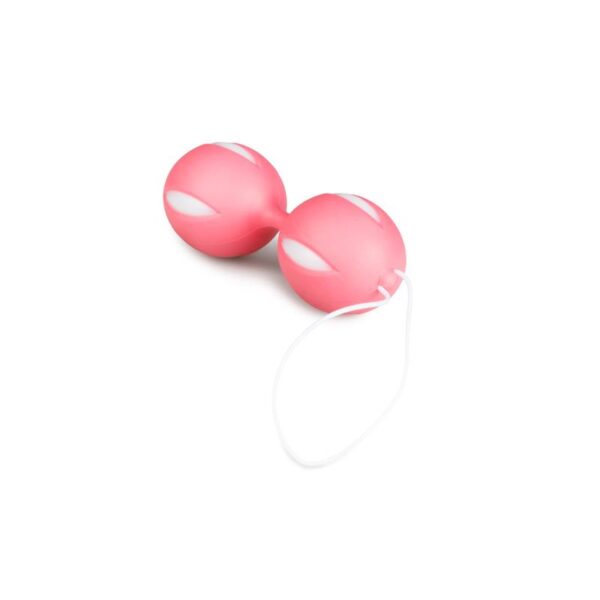 Bolas Kegel Wiggle Duo Rosa Y Blanco - Imagen 3