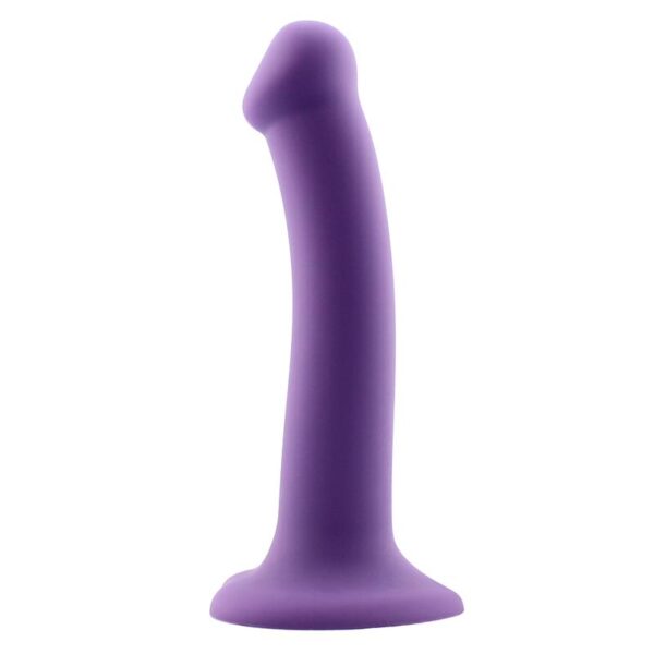 Bouncy Dildo Silicona Líquida Hiper Flexible 7 – 18 Cm Talla M Púrpura - Imagen 3