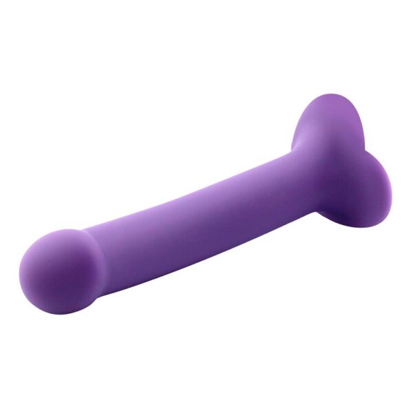 Bouncy Dildo Silicona Líquida Hiper Flexible 7 – 18 Cm Talla M Púrpura - Imagen 4