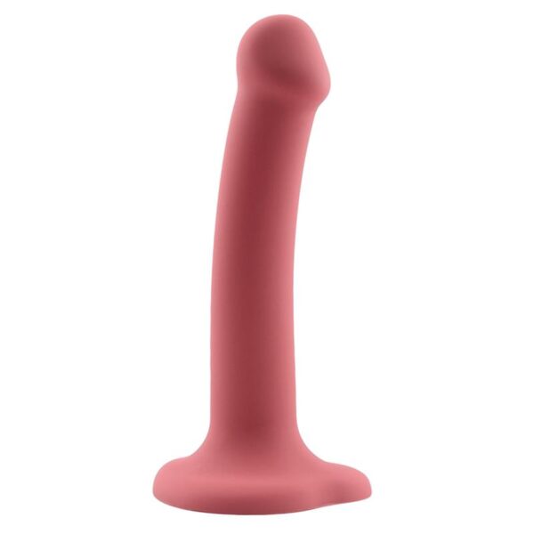Bouncy Dildo Silicona Líquida Hiper Flexible 7.5 – 19 Cm Talla L Burgundy - Imagen 3