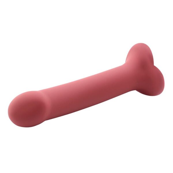 Bouncy Dildo Silicona Líquida Hiper Flexible 7.5 – 19 Cm Talla L Burgundy - Imagen 4