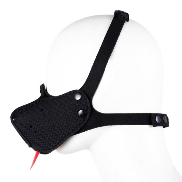 Bozal DE Perro DE Neopreno Desmontable Ajustable Negro - Imagen 3