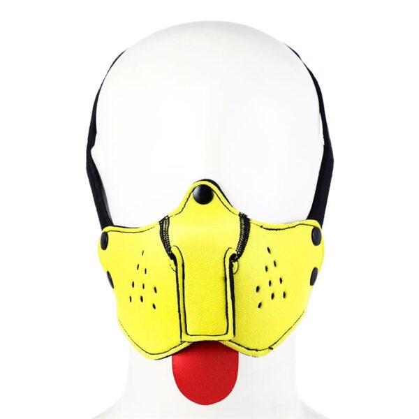 Bozal DE Perro DE Neopreno Desmontable Y Ajustable Amarillo - Imagen 2