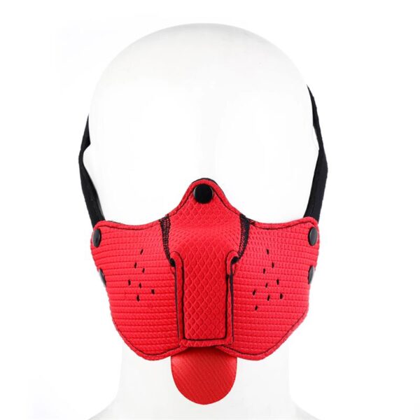 Bozal DE Perro DE Neopreno Desmontable Y Ajustable Rojo - Imagen 2