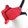 Bozal DE Perro DE Neopreno Desmontable Y Ajustable Rojo - Imagen 3