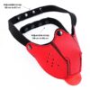 Bozal DE Perro DE Neopreno Desmontable Y Ajustable Rojo - Imagen 7