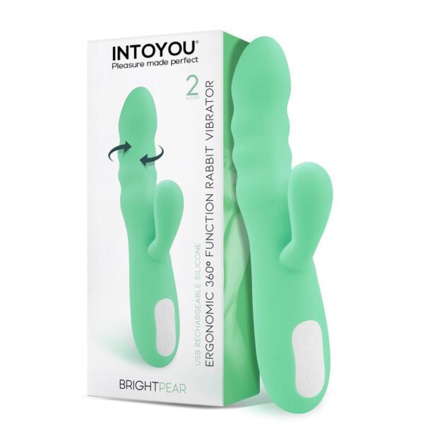 Brightpear Vibrador Y Rotador Con Conejito Doble Motor 360º