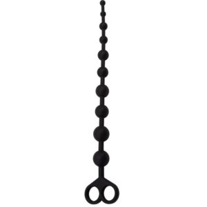 Cadena Anal 30.8 X 2.4 Cm Silicona Negro