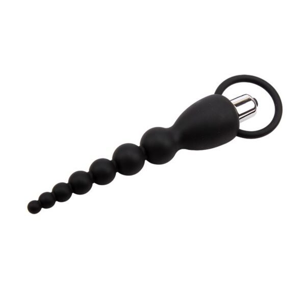 Cadena Anal Elite Power 19.5 Cm Silicona Negro - Imagen 3
