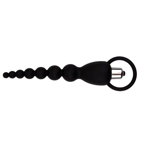 Cadena Anal Elite Power 19.5 Cm Silicona Negro - Imagen 4