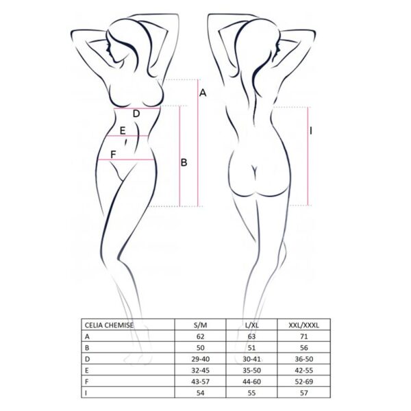 Celia Chemise XXL/XXXL - Imagen 3